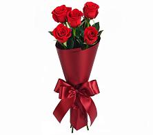 Букет 5 Красных роз Эдлесс Лав в Равнинном