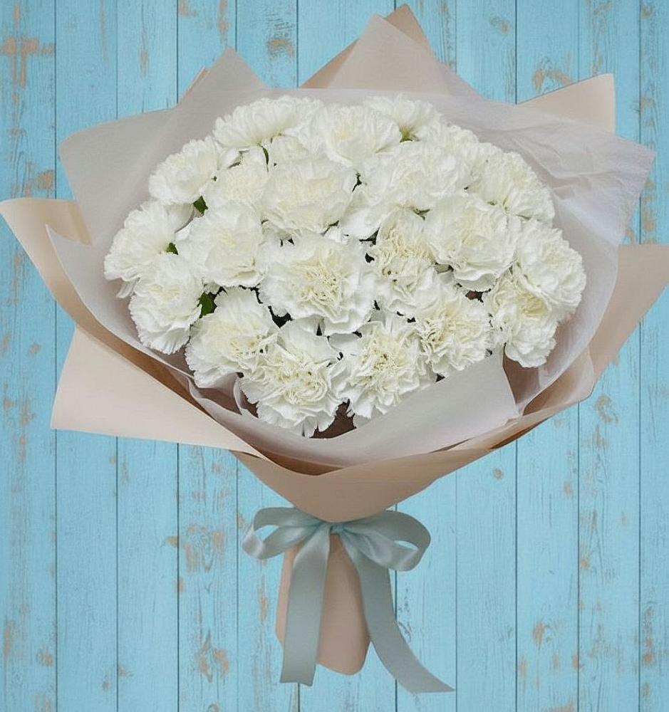 Букет цветов из: Гвоздики в Равнинном