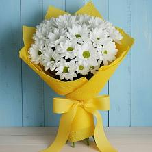 Букет цветов из:  Хризантемы в Равнинном