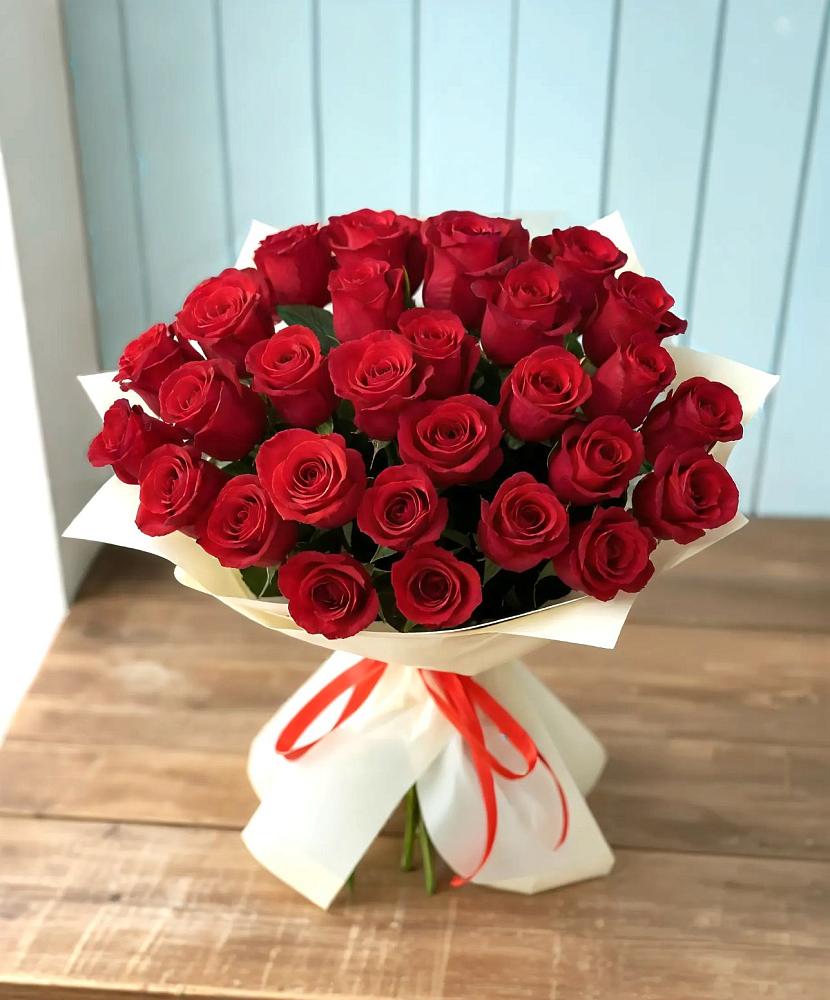 Букет 29 Красных роз в Равнинном