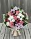 Букет цветов из: Альстромерии, Гвоздики, Розы и Хризантемы в Равнинном