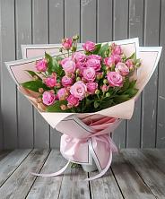 Букет Розовый кустик в Равнинном