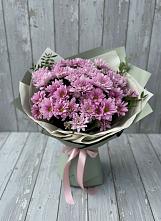 Букет цветов из:  Хризантемы в Равнинном