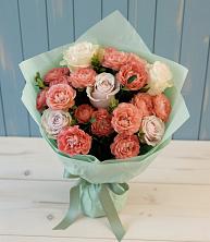 Букет цветов из:  Розы в Равнинном