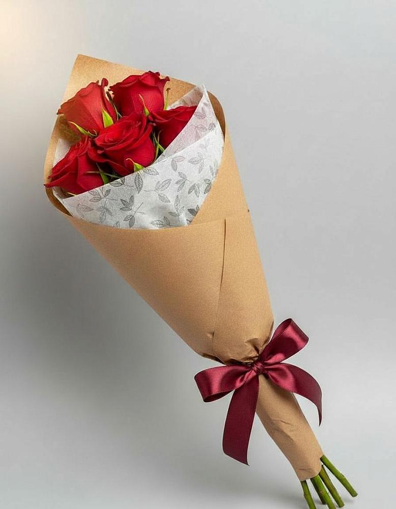 Букет цветов из: Розы в Равнинном