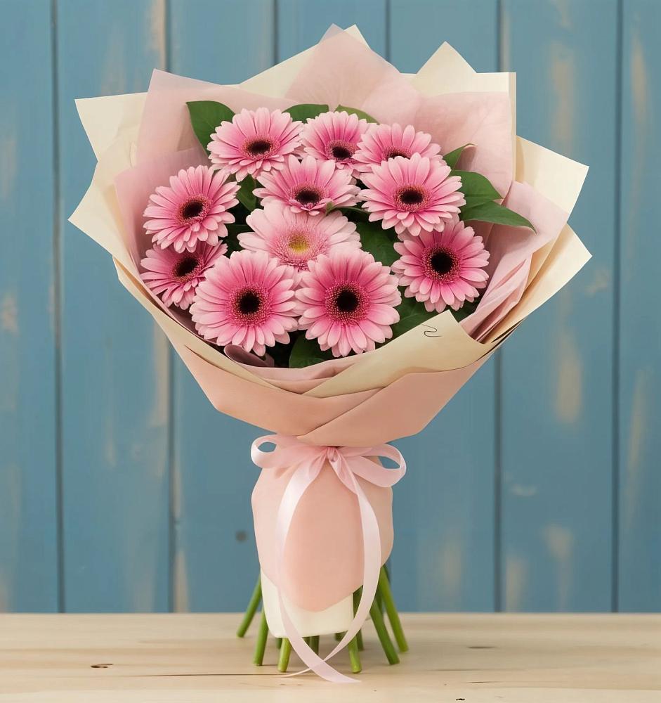 Букет цветов из: Герберы в Равнинном