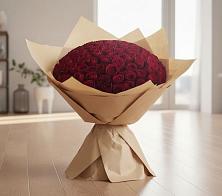 Букет 101 Красная роза в Равнинном