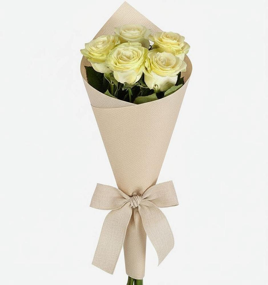 Букет цветов из: Розы в Равнинном