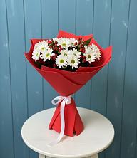 Букет цветов из:  Хризантемы в Равнинном