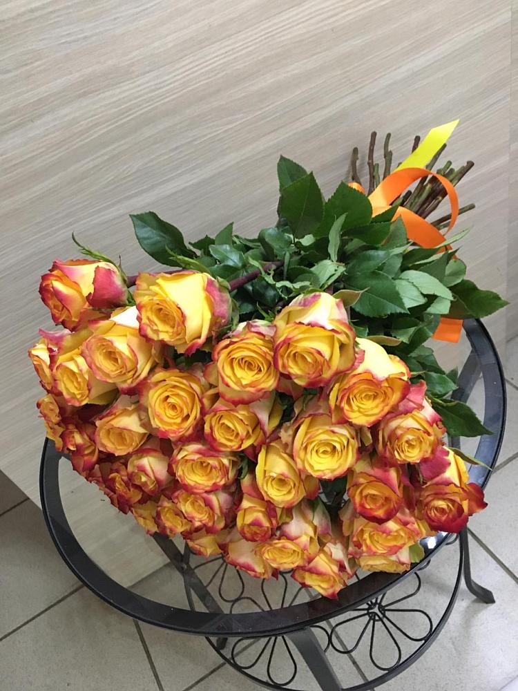 Букет Желтые розы в Равнинном