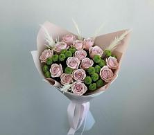 Букет цветов из:  Розы и Хризантемы #REPLACE_PRED# Равнинном