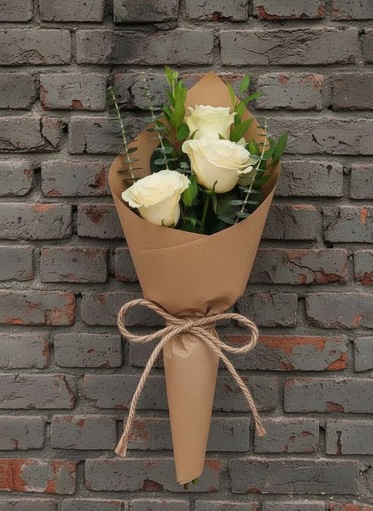 Букет цветов из: Розы в Равнинном