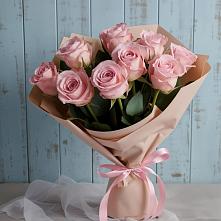 Букет цветов из:  Розы в Равнинном