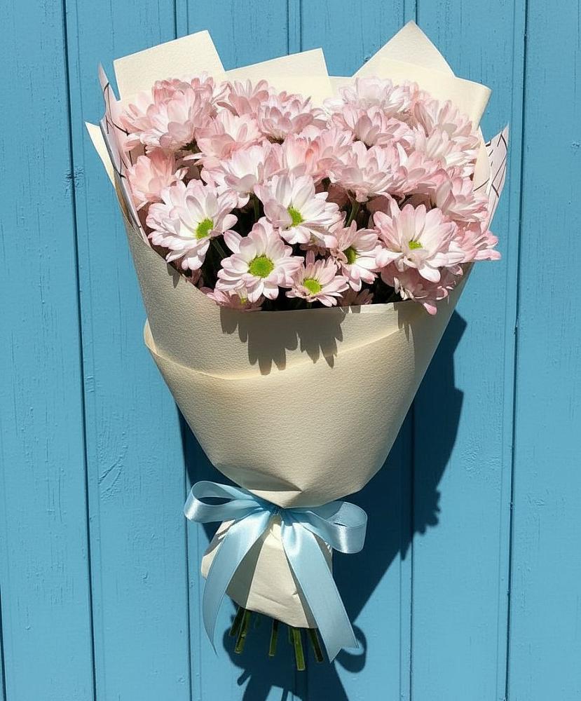 Букет цветов из: Хризантемы в Равнинном