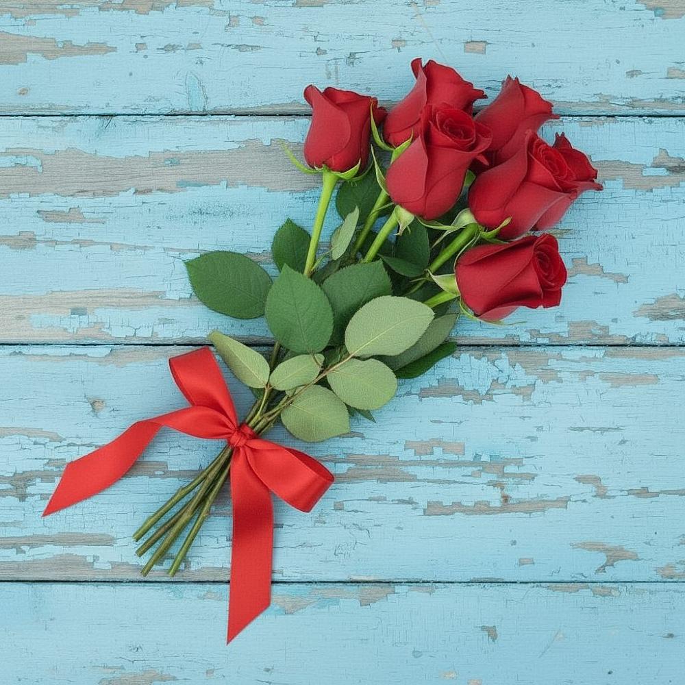 Букет Красные розы в Равнинном